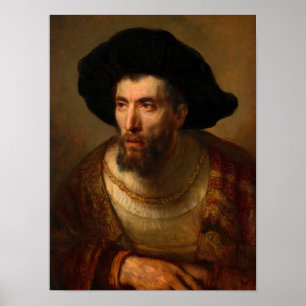 Poster The Philosopher, 1653 by Rembrandt van Rijn
