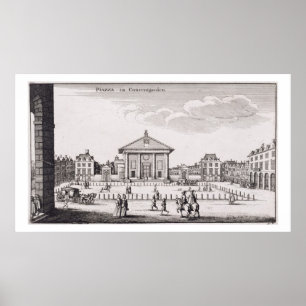 Pôster The Piazza in Covent Garden, 1647 (engraving)