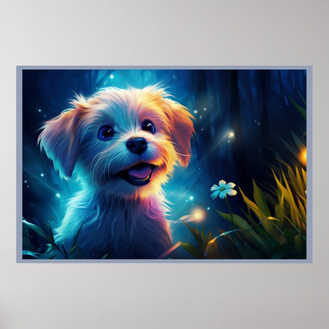 Poster The Playful Antics of the Cute Pooch (Frente)