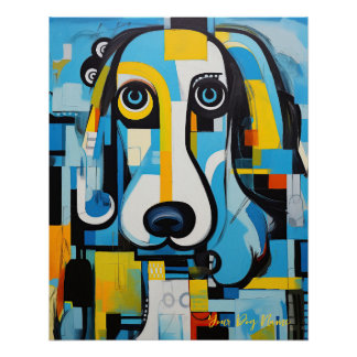 Pôster The Poodle Dog Portrait 001 - Sable Gabriel