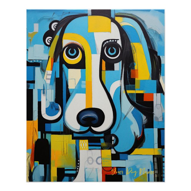 Pôster The Poodle Dog Portrait 001 - Sable Gabriel (Frente)