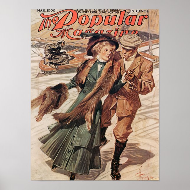 Poster The Popular Magazine cover, 1909 by Leyendecker (Frente)