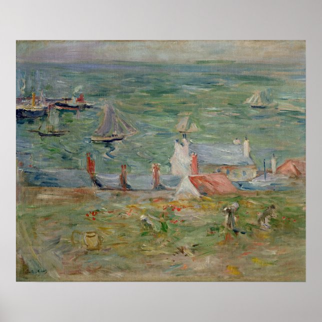 Pôster The Port of Gorey on Jersey, 1886 (Frente)