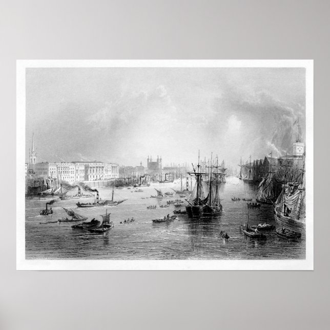 Pôster The Port of London 1840 (Frente)