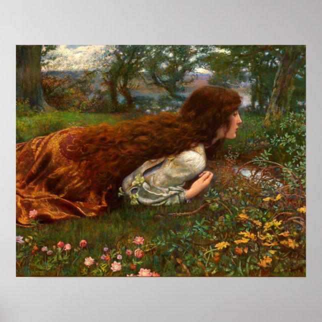 Poster The Princess Out of School by Edward Robert Hughes (Frente)