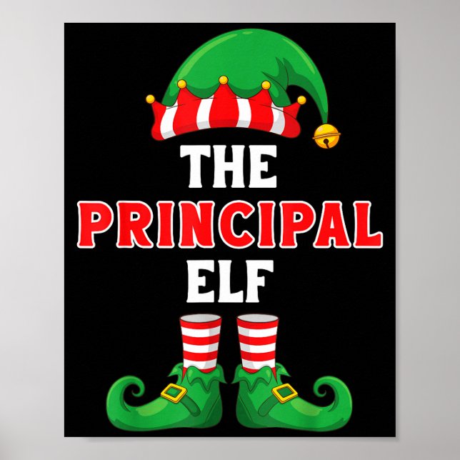 Poster The Principal Elf Christmas For Principal School P (Frente)