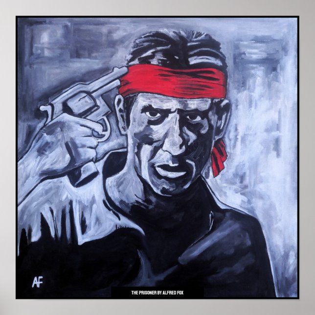 Poster The Prisoner Painting by Alfred Fox (Frente)