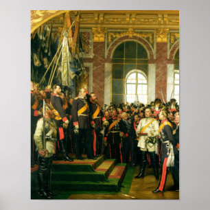 Pôster The Proclamation of Wilhelm as Kaiser