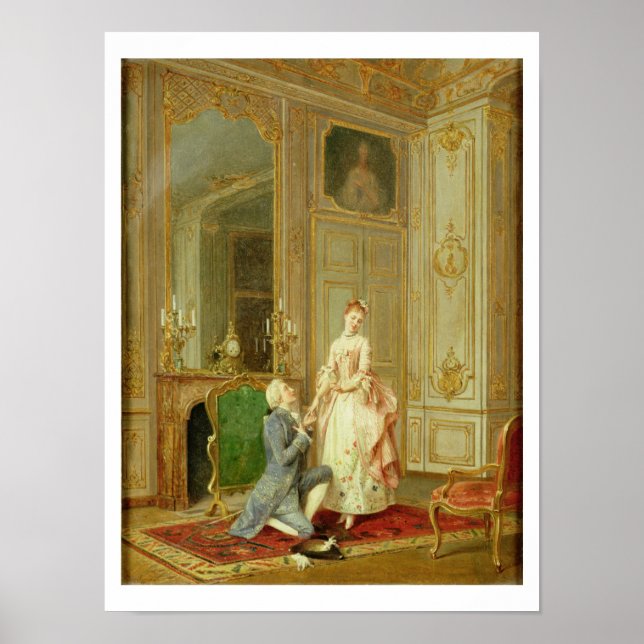 Poster The Proposal (oil on panel) (Frente)