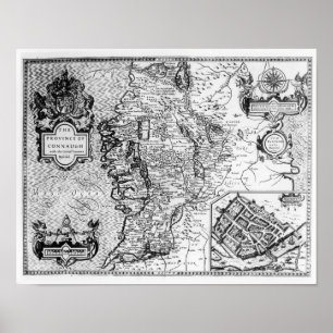 Poster The Province of Connaught with the City of