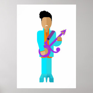 Poster The Purple Pixie – Funk Legend Art Print