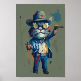 Poster The Purrfect Sheriff: Meowdy, Cowboy Cat Sheriff 