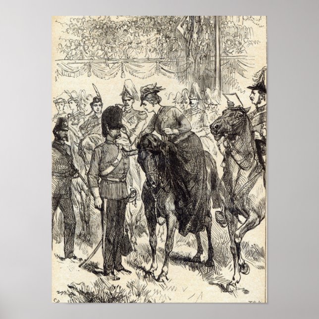 Pôster The Queen distributing Victoria Crosses (Frente)