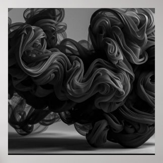 Poster The Quintessential Cloud of Black Smoke on a Wall