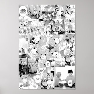 Poster The Quintessential Quintuplets Manga Collage