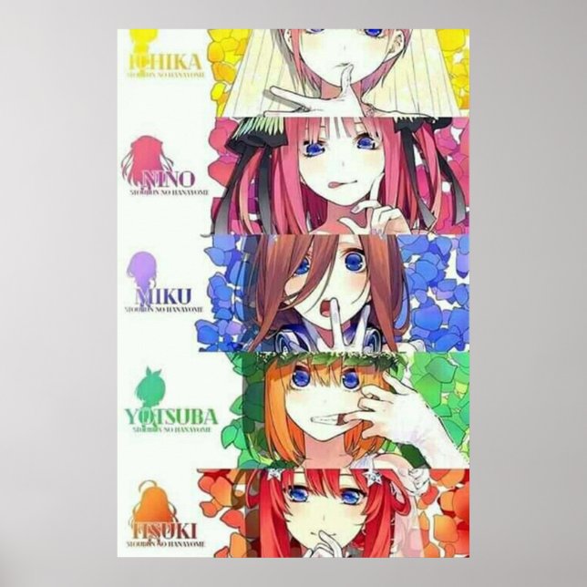 Poster The Quintessential Quintuplets Potrait (Frente)