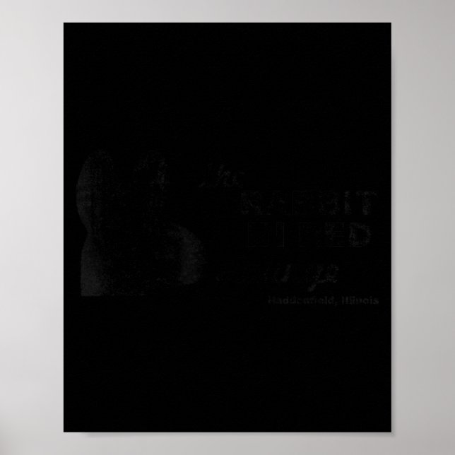 Poster The Rabbit In Red Lounge Halloween  (Frente)