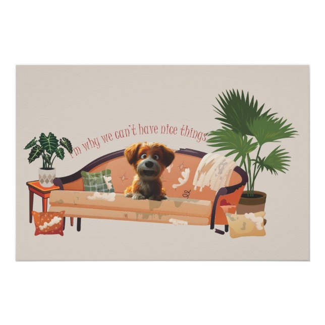 Pôster The reason we can't have nice things (Frente)