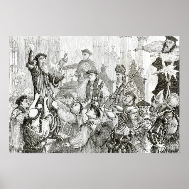 Pôster The Recantation of Archbishop Cranmer (Frente)