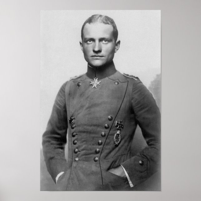 Poster The Red Baron - Manfred von Richthofen (Frente)