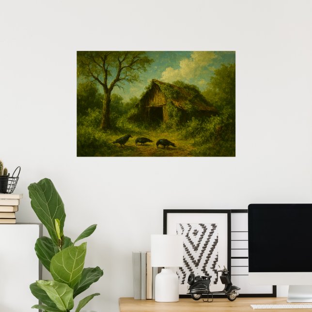 Poster The Restoration: Summer Bloom on the Frontier (Escritório em casa)