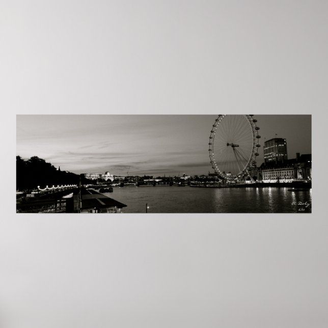 Poster The River Thames (Frente)