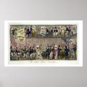 Poster The Royal Saloon, Piccadilly, from 'The English Sp