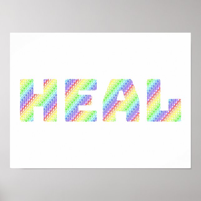 Poster The Sacred Permission: Allow Yourself to HEAL Rain (Frente)