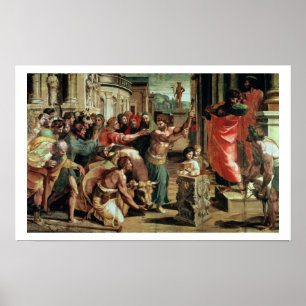 Pôster The Sacrifice at Lystra (cartoon for the Sistine C