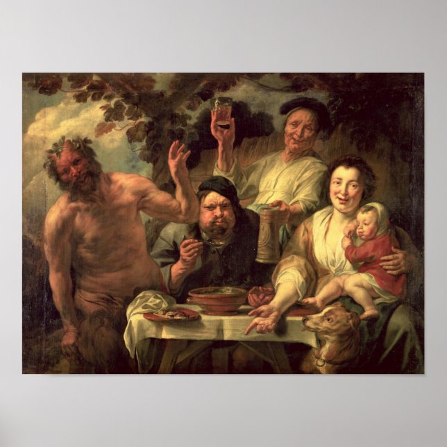 Poster The Satyr and the Peasants (Frente)