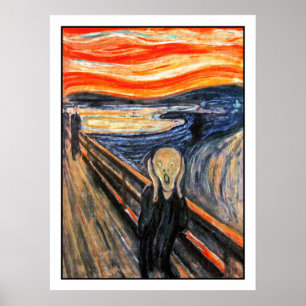 Pôster "The Scream"  by Edvard Munch