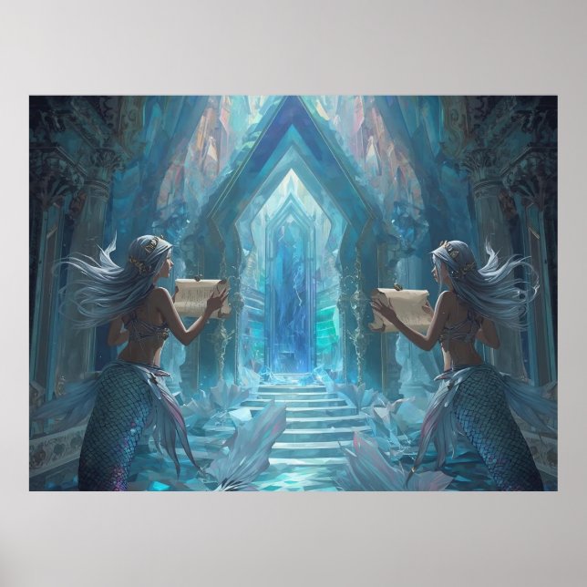 Poster The Scroll Keepers of the Deep” (Frente)