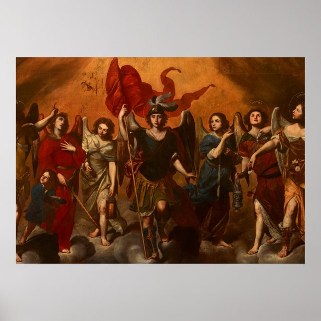 Poster The Seven Archangels by Massimo Stanzione (Frente)