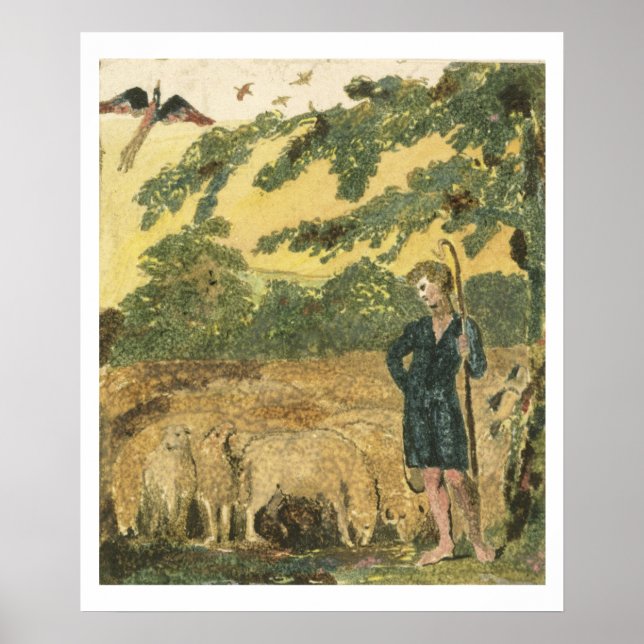 Pôster The Shepherd, from 'Songs of Innocence', 1789 (col (Frente)