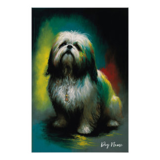 Pôster The Shih Tzu Dog - Composition 001
