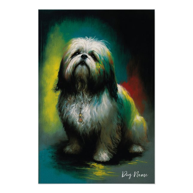 Pôster The Shih Tzu Dog - Composition 001 (Frente)
