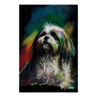 Pôster The Shih Tzu Dog - Composition 007