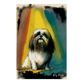 Pôster The Shih Tzu Dog - Composition 009