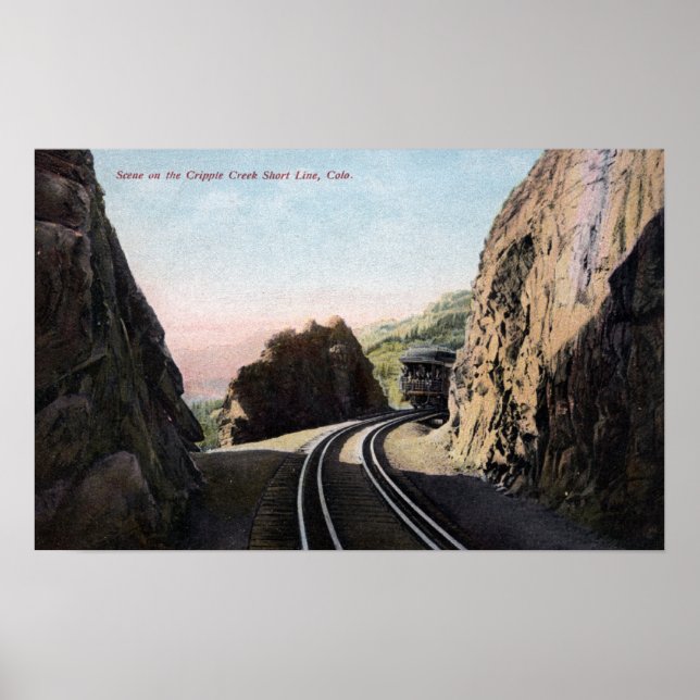 Pôster The Short Line Railroad Car (Frente)