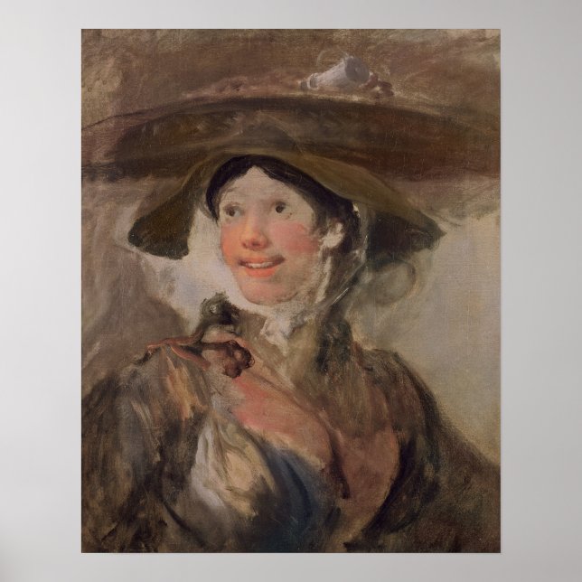 Poster The Shrimp Girl, c.1745 (Frente)