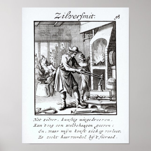 Pôster The Silversmith, 1718 (Frente)