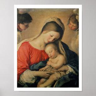 Poster The Sleeping Christ Child (oil on canvas)