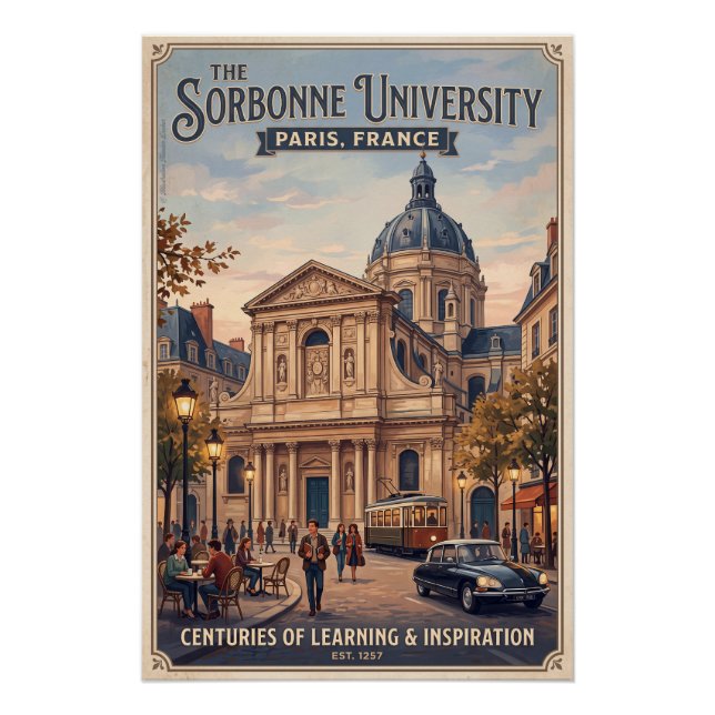 Pôster The Sorbonne University  (Frente)