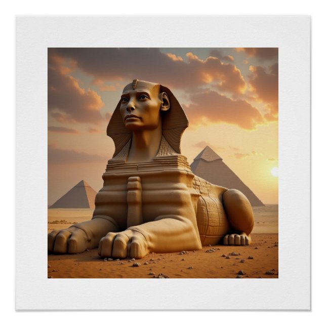 Pôster The Sphinx of Giza – Guardian of the Pyramids (Frente)