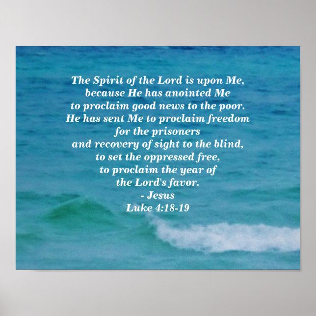 POSTER THE SPIRIT OF THE LORD (Frente)
