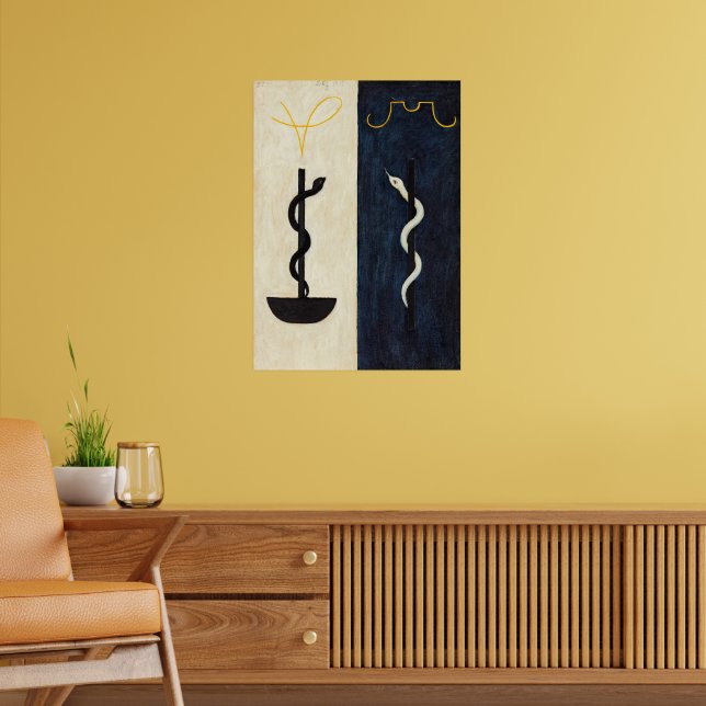 Poster The Spirit World, No.57, 1915, por Anna Cassel (Sala de Estar 2)