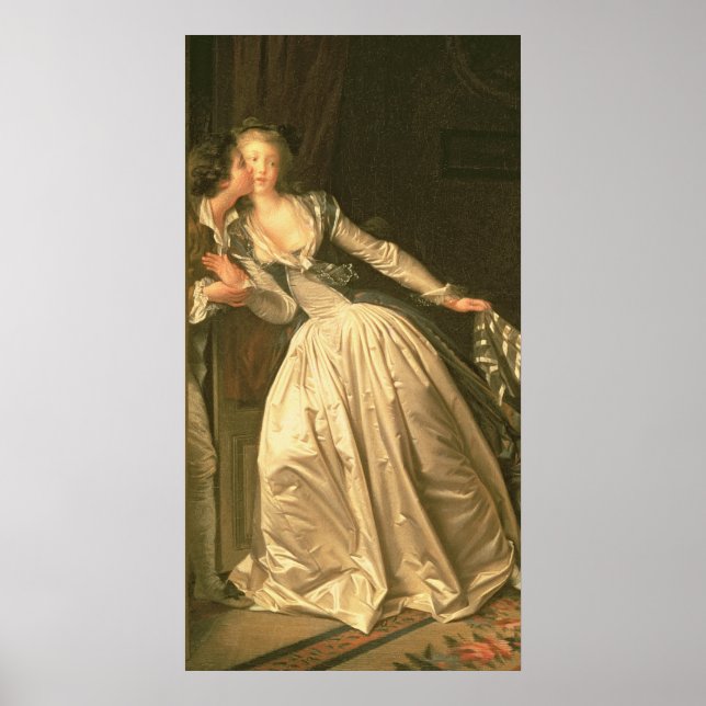 Pôster The Stolen Kiss, c.1788 (Frente)