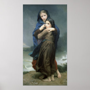 Pôster The Storm (L'Orage) por Bouguereau