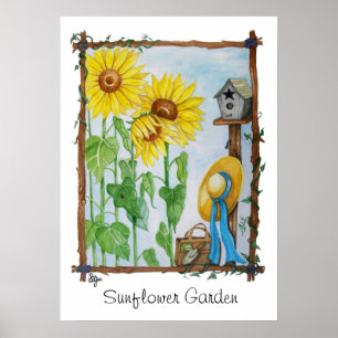 Pôster The Sunflower Garden