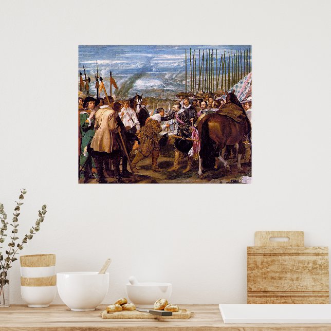 Poster The Surrender of Breda, fine art, (Cozinha)